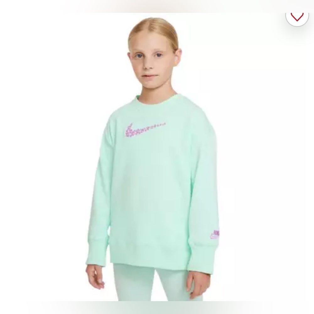 NIKE French Terry Girls Sweatshirt - Picture 2 of 6